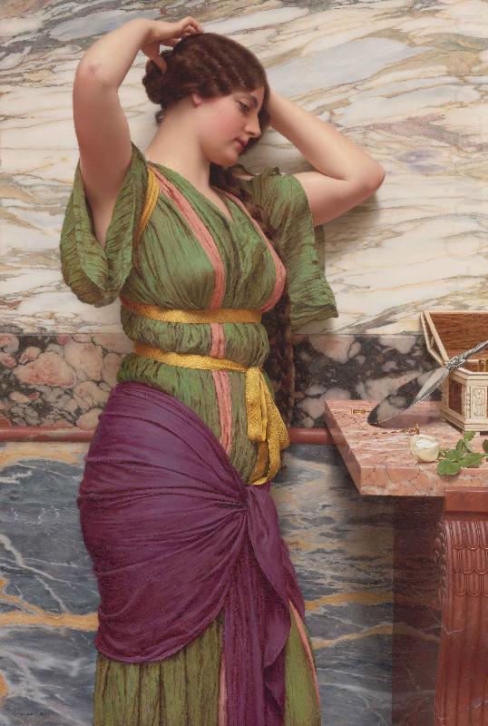 A Fair Reflection, John William Godward